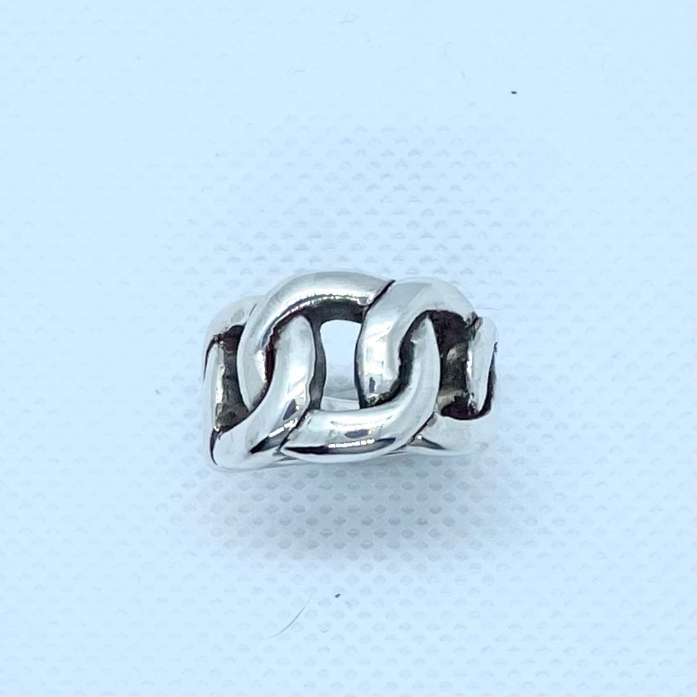 .925 Sterling Silver Link Style Ring